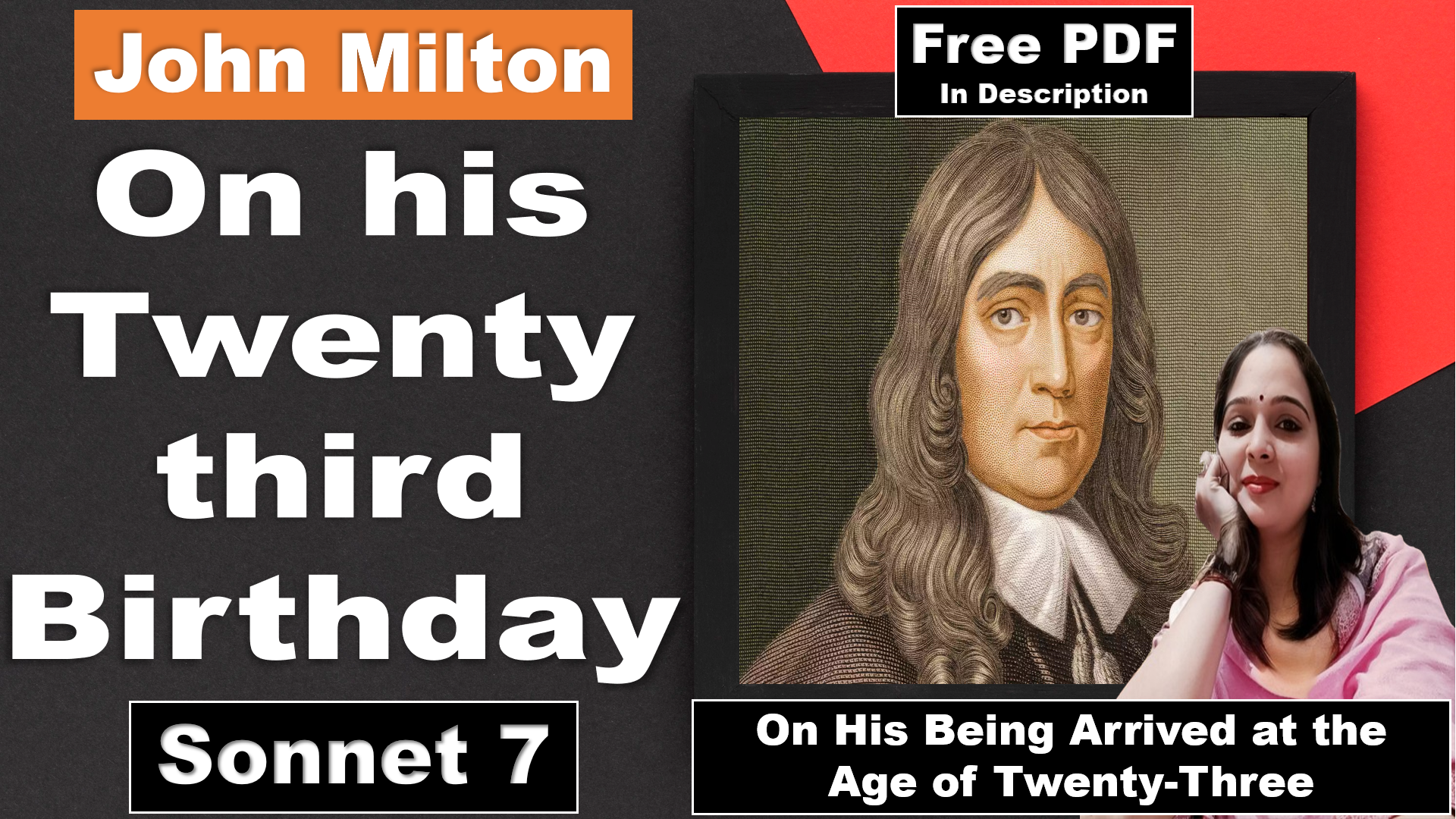 You are currently viewing On his twenty third birthday by John Milton | How soon hath time | On his having arrived at the age of twenty-three | On his twenty third birthday | John Milton | Explanation | Summary | Key Points | Word Meaning | Critical Appreciation | Questions Answers | Free PDF Download – Easy Literary Lessons