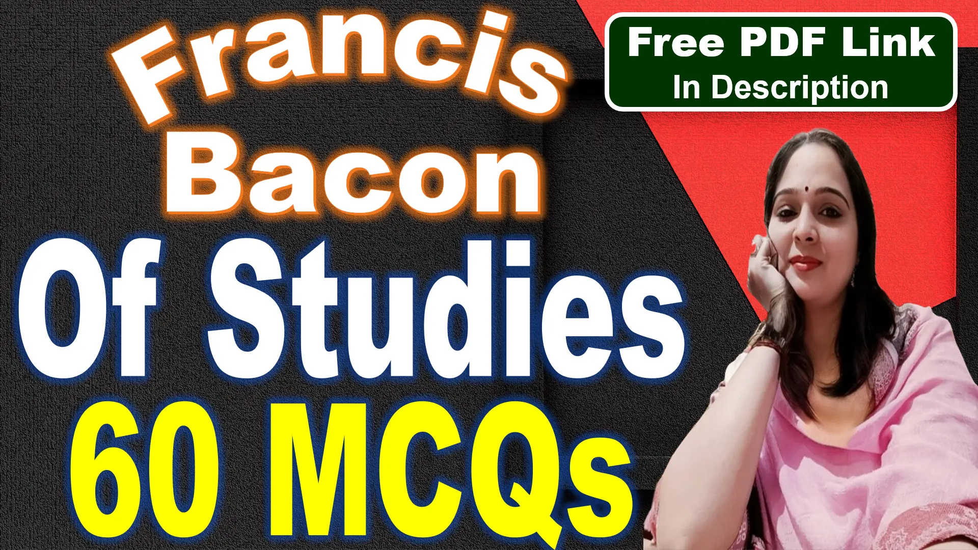 You are currently viewing MCQs | Of Studies MCQs | Of Studies | Of Studies by Francis Bacon MCQs | Francis Bacon | Free PDF Download – Easy Literary Lessons