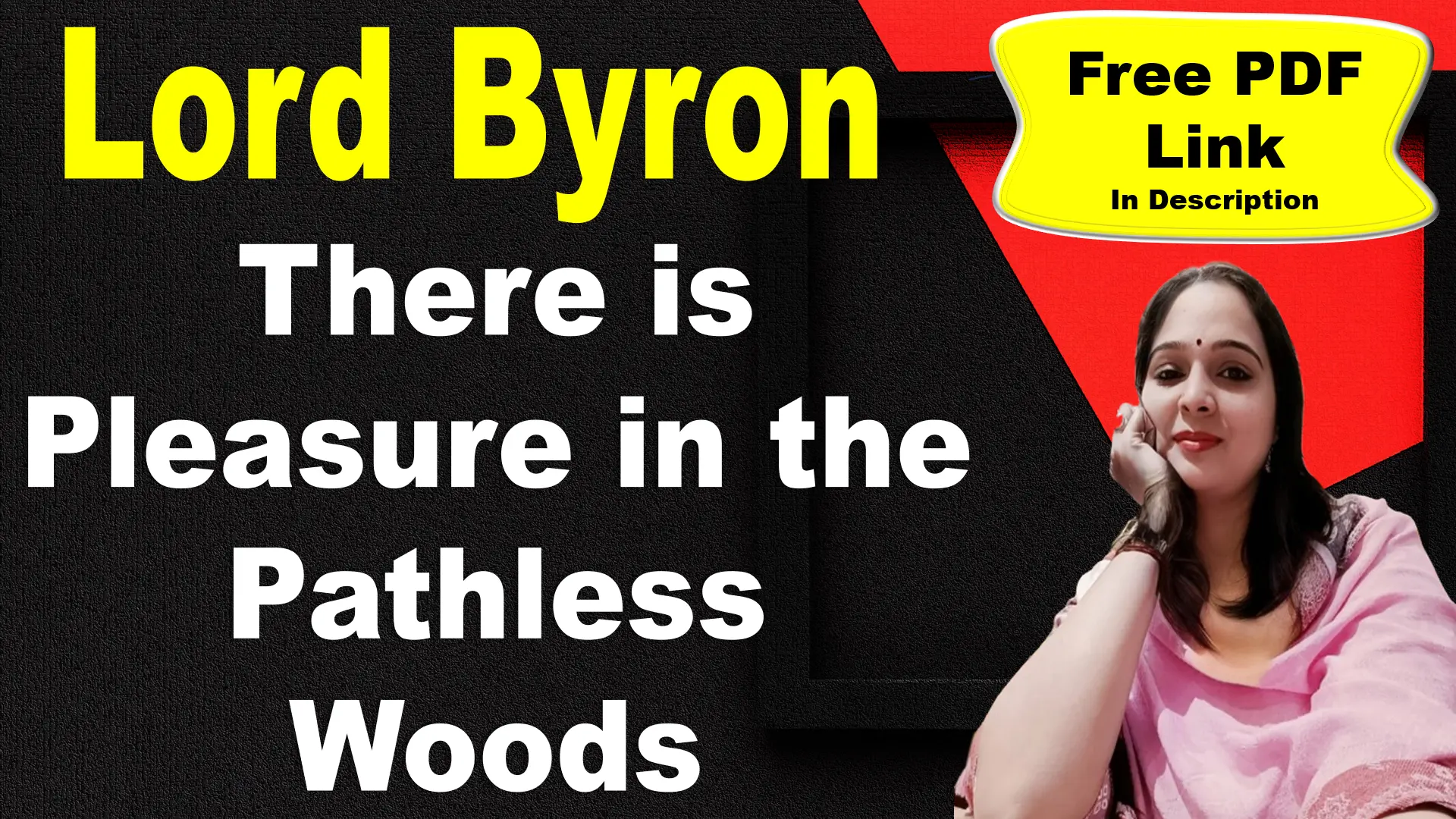 You are currently viewing There is Pleasure in the Pathless Woods by Lord Byron | There is Pleasure in the Pathless Woods | Lord Byron | George Gordon Byron | Explanation | Summary | Key Points | Word Meaning | Questions Answers | Critical Appreciation | Free PDF Download – Easy Literary Lessons