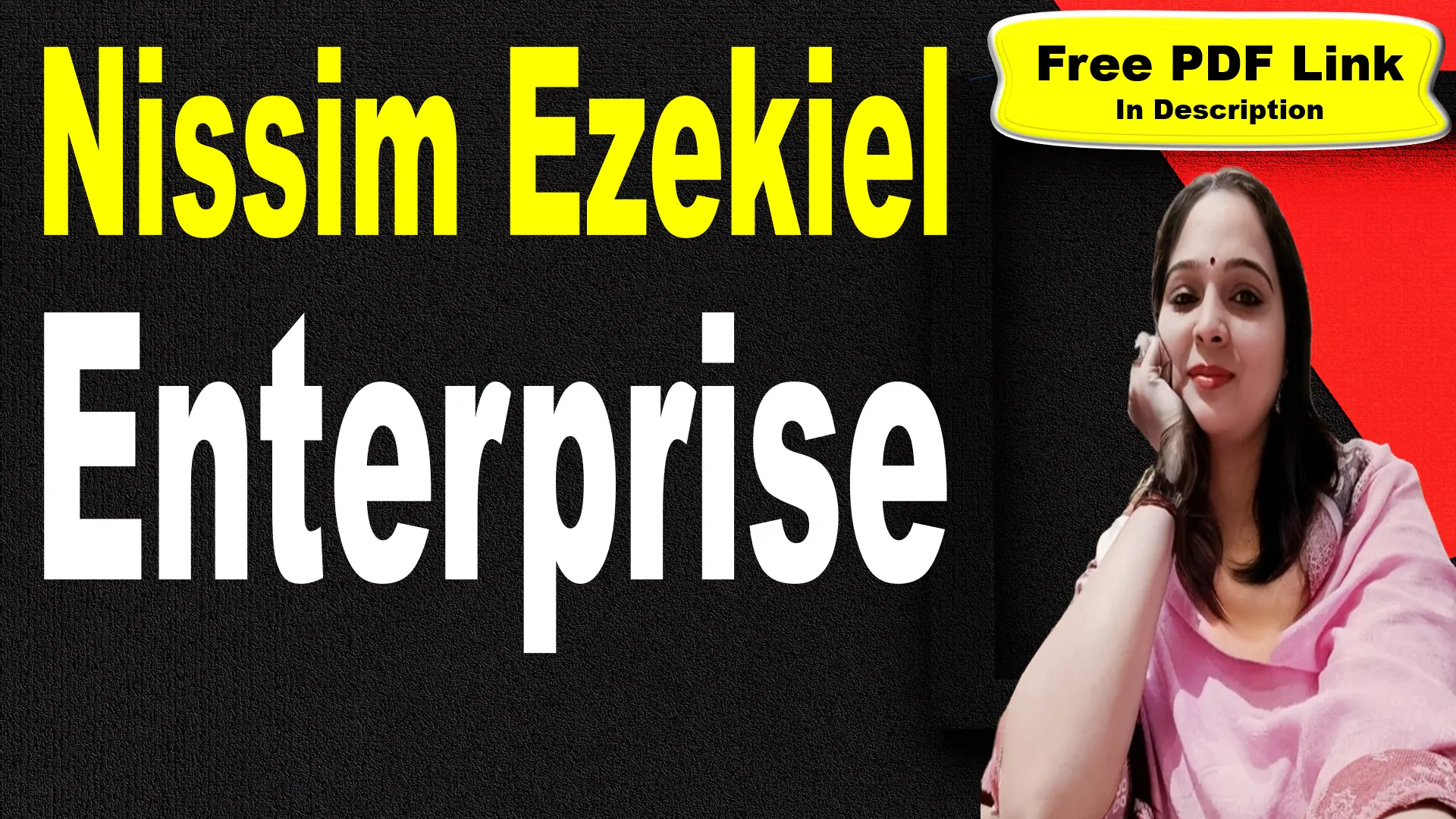 You are currently viewing Enterprise Poem by Nissim Ezekiel | Enterprise | Explanation | Summary | Key Points | Nissim Ezekiel | Word Meaning | Questions Answers | Critical Appreciation | Themes | Free PDF Download – Easy Literary Lessons