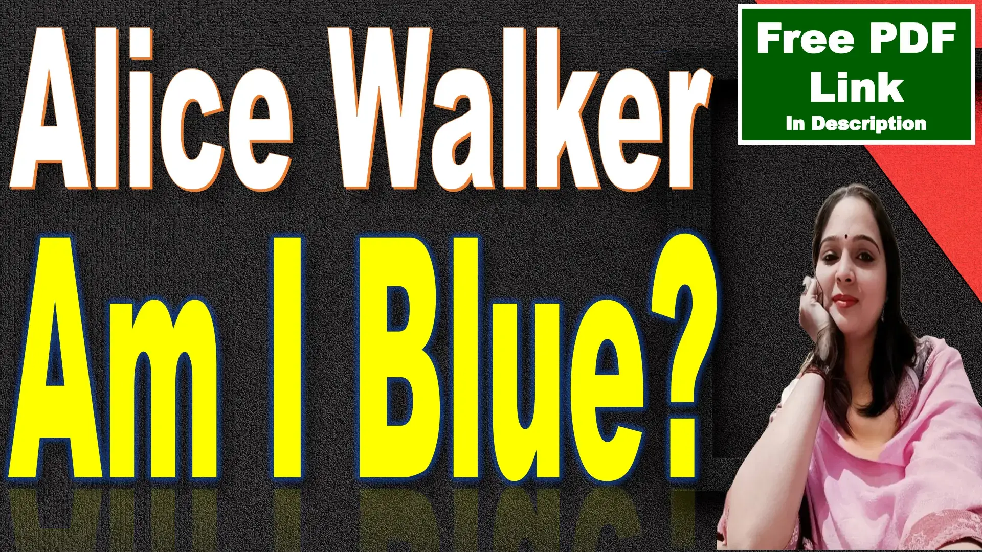 Am I Blue by Alice Walker