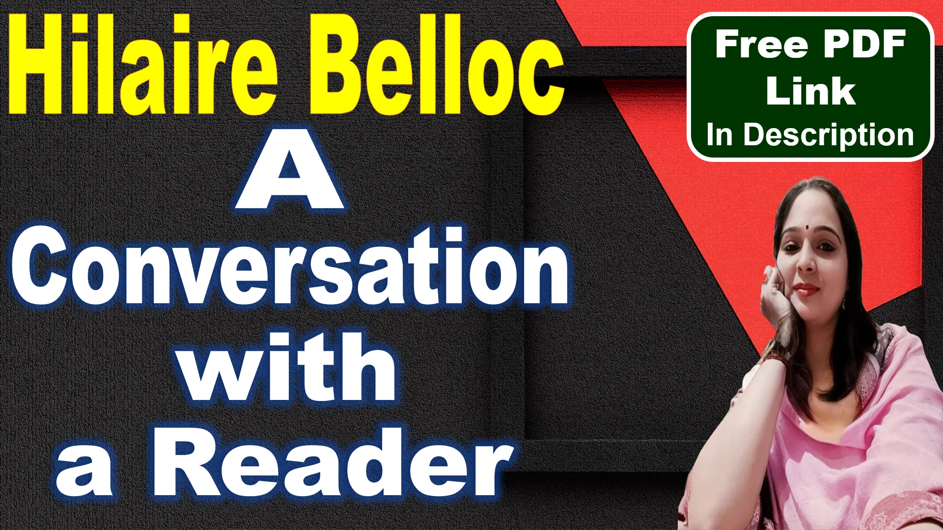 A Conversation with a Reader by Hilaire Belloc