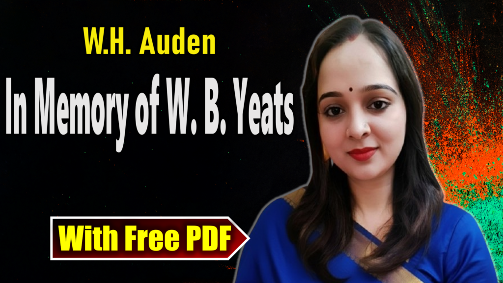 In Memory of W. B. Yeats