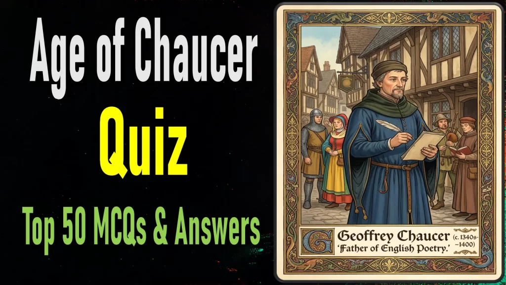 The Age of Chaucer Quiz